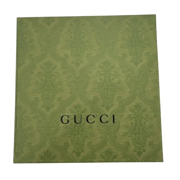 Gucci Other - Gucci Green Patterned Storage Box 8 x 8